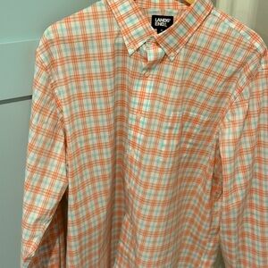 Lands' End Men's Vibrant Plaid Button Down Shirt